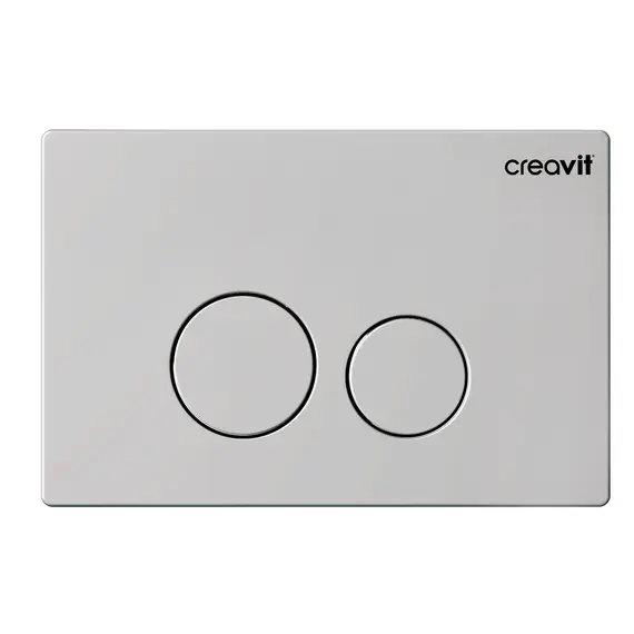 КНОПКА CREAVIT ДЛЯ ИНСТАЛЛЯЦИИ TERRA ХОЛОДНЫЙ СЕРЫЙ МАТОВЫЙ GP9002.07