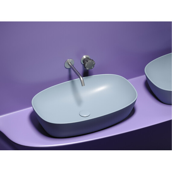 УМЫВАЛЬНИК ЧАША НАКЛАДНАЯ ОВАЛЬНАЯ CERAMICA NOVA ELEMENT (ЦВЕТ СЕРО-ГОЛУБОЙ МАТОВЫЙ) 600*380*138ММ УМЫВАЛЬНИК ЧАША НАКЛАДНАЯ ОВАЛЬНАЯ CERAMICA NOVA ELEMENT (ЦВЕТ СЕРО-ГОЛУБОЙ МАТОВЫЙ) 600*380*138ММ