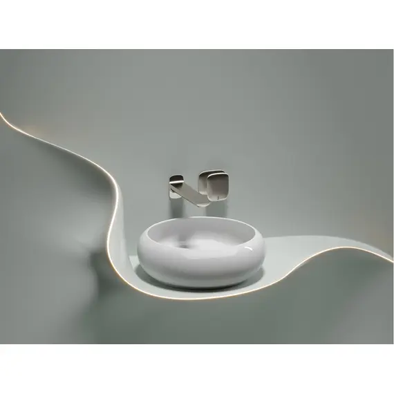 УМЫВАЛЬНИК ЧАША НАКЛАДНАЯ КРУГЛАЯ CERAMICA NOVA ELEMENT 360*360*120ММ БЕЛАЯ ГЛЯНЦЕВАЯ