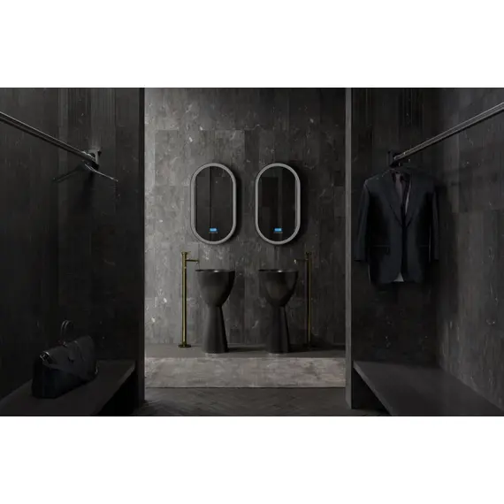 РАКОВИНА ОТДЕЛЬНОСТОЯЩАЯ КАРБОНОВАЯ ABBER KARBON AK2003 ЧЕРНАЯ