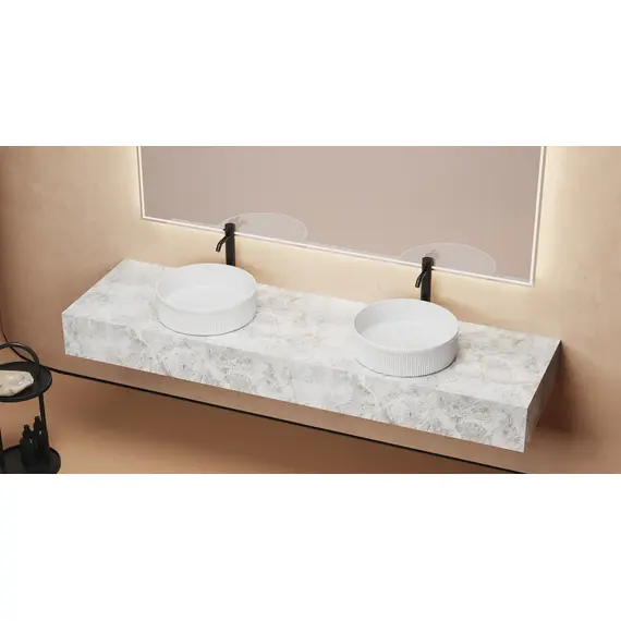 РАКОВИНА НАКЛАДНАЯ ABBER BEQUEM AC2114 БЕЛАЯ