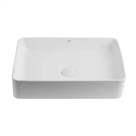 РАКОВИНА НАКЛАДНАЯ ABBER RECHTECK AC2207MW БЕЛАЯ МАТОВАЯ