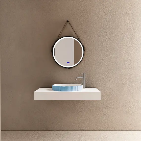 РАКОВИНА НАКЛАДНАЯ ABBER STEIN AS2604BLAU ГОЛУБАЯ