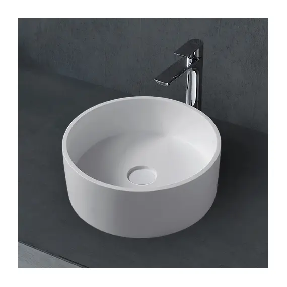 РАКОВИНА НАКЛАДНАЯ ABBER STEIN AS2612 БЕЛАЯ МАТОВАЯ