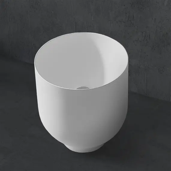 РАКОВИНА НАКЛАДНАЯ ABBER STEIN AS2618 БЕЛАЯ МАТОВАЯ