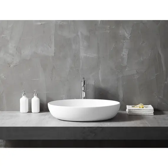 РАКОВИНА НАКЛАДНАЯ ABBER STEIN AS2619 БЕЛАЯ МАТОВАЯ