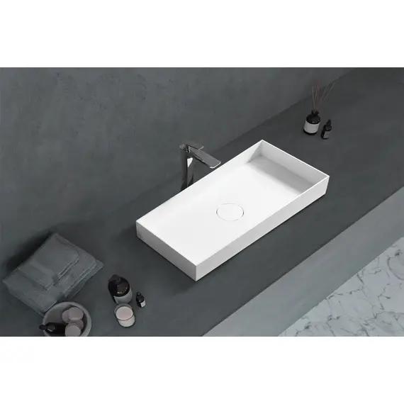 РАКОВИНА НАКЛАДНАЯ ABBER STEIN AS2622 БЕЛАЯ МАТОВАЯ