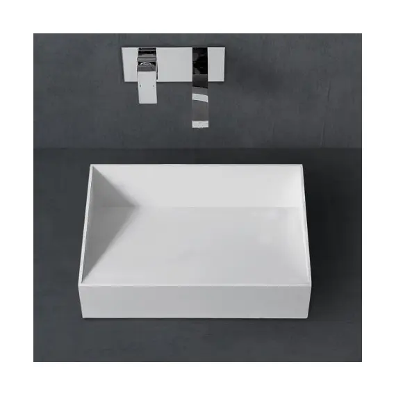 РАКОВИНА НАКЛАДНАЯ ABBER STEIN AS2623 БЕЛАЯ МАТОВАЯ