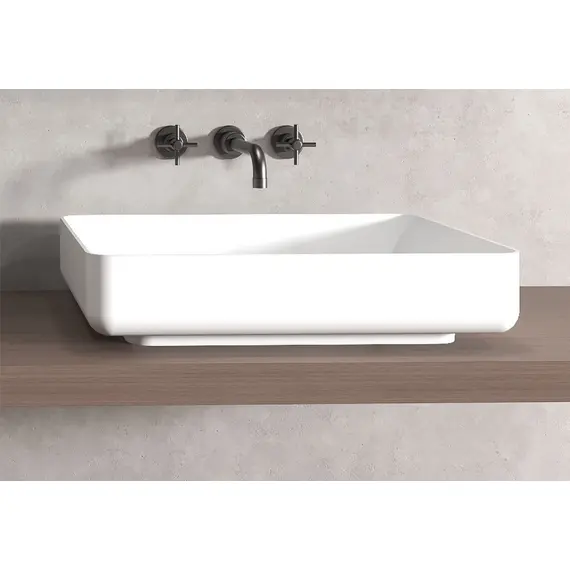 РАКОВИНА НАКЛАДНАЯ ABBER STEIN AS2629 БЕЛАЯ МАТОВАЯ