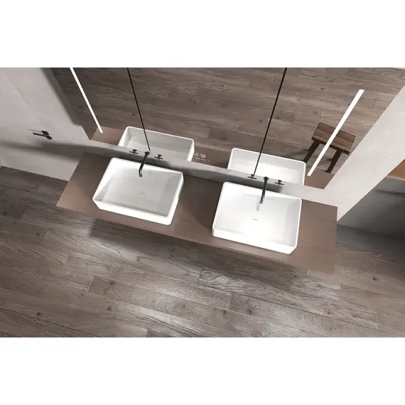 РАКОВИНА НАКЛАДНАЯ ABBER STEIN AS2634 БЕЛАЯ МАТОВАЯ