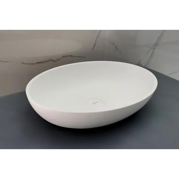 РАКОВИНА НАКЛАДНАЯ ABBER STEIN AS2635 БЕЛАЯ МАТОВАЯ