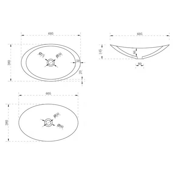 РАКОВИНА НАКЛАДНАЯ ПРОЗРАЧНАЯ ABBER KRISTALL AT2808EMERALD ЗЕЛЕНАЯ