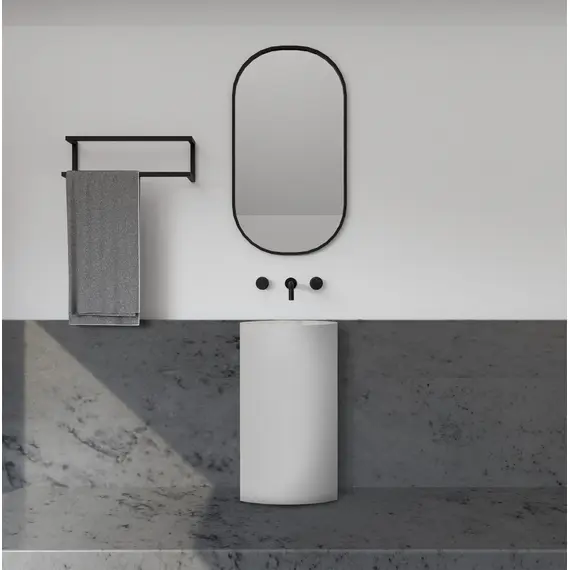 РАКОВИНА ОТДЕЛЬНОСТОЯЩАЯ ABBER STEIN AS2506 БЕЛАЯ МАТОВАЯ