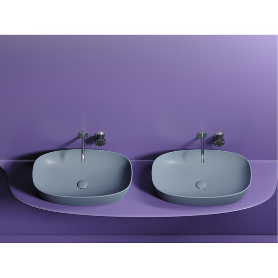 УМЫВАЛЬНИК ЧАША НАКЛАДНАЯ ОВАЛЬНАЯ CERAMICA NOVA ELEMENT (ЦВЕТ СЕРО-ГОЛУБОЙ МАТОВЫЙ) 600*380*138ММ УМЫВАЛЬНИК ЧАША НАКЛАДНАЯ ОВАЛЬНАЯ CERAMICA NOVA ELEMENT (ЦВЕТ СЕРО-ГОЛУБОЙ МАТОВЫЙ) 600*380*138ММ