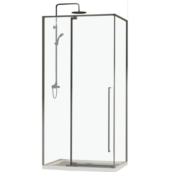 ДУШЕВОЕ ОГРАЖДЕНИЕ ESBANO ESA-128PS-GM 120X80X195