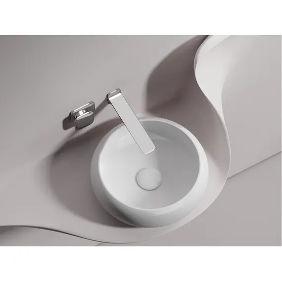 УМЫВАЛЬНИК ЧАША НАКЛАДНАЯ КРУГЛАЯ CERAMICA NOVA ELEMENT (ЦВЕТ БЕЛЫЙ МАТОВЫЙ) 360*360*120ММ