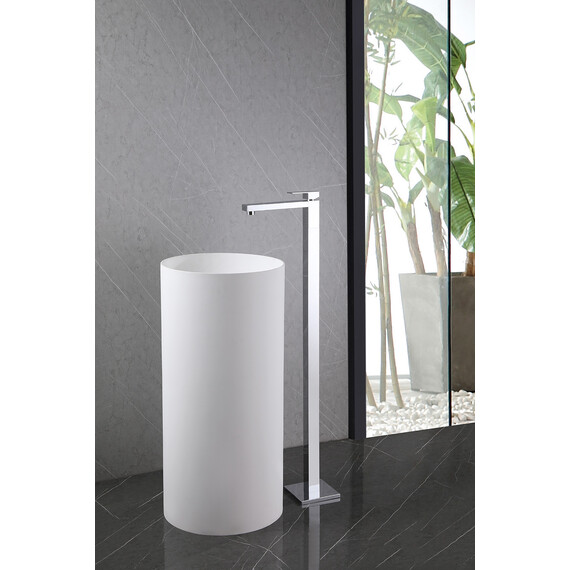 СМЕСИТЕЛЬ ABBER DAHEIM AF8241 НАПОЛЬНЫЙ ДЛЯ РАКОВИНЫ, ХРОМ