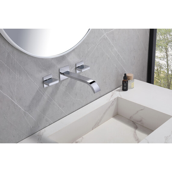 СМЕСИТЕЛЬ ABBER WASSERFALL AF8612 ДЛЯ РАКОВИНЫ СКРЫТОГО МОНТАЖА, ХРОМ