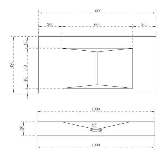 РАКОВИНА ПОДВЕСНАЯ ABBER STEIN AS2641 БЕЛАЯ МАТОВАЯ