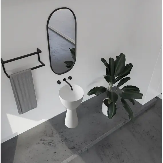 РАКОВИНА ОТДЕЛЬНОСТОЯЩАЯ ABBER STEIN AS2507 БЕЛАЯ МАТОВАЯ