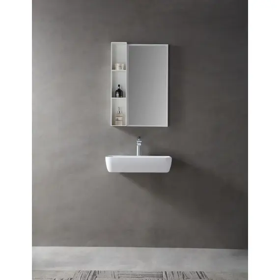 РАКОВИНА ПОДВЕСНАЯ ABBER STEIN AS2654 БЕЛАЯ МАТОВАЯ