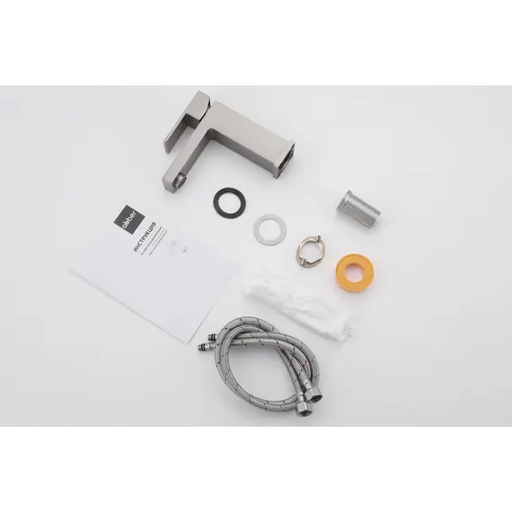 СМЕСИТЕЛЬ ABBER DAHEIM AF8210SP ДЛЯ РАКОВИНЫ, САТИН