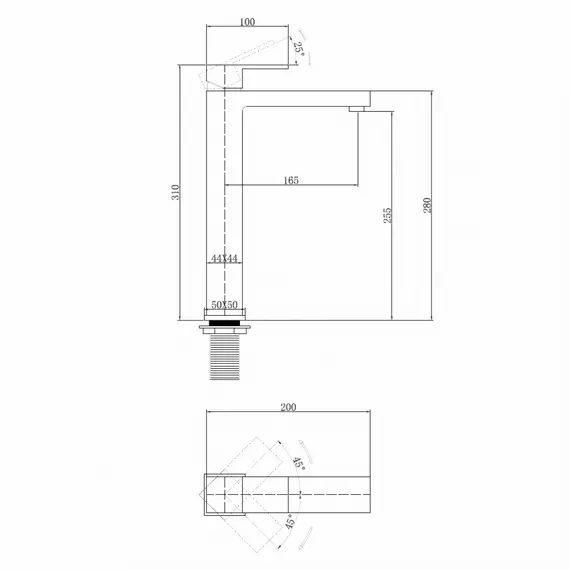 СМЕСИТЕЛЬ ABBER DAHEIM AF8211W ДЛЯ РАКОВИНЫ, БЕЛЫЙ МАТОВЫЙ