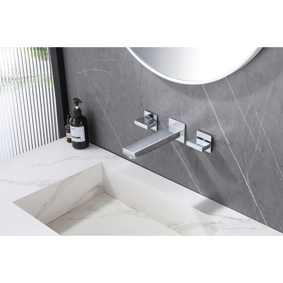 СМЕСИТЕЛЬ ABBER DAHEIM AF82122 ДЛЯ РАКОВИНЫ СКРЫТОГО МОНТАЖА, ХРОМ