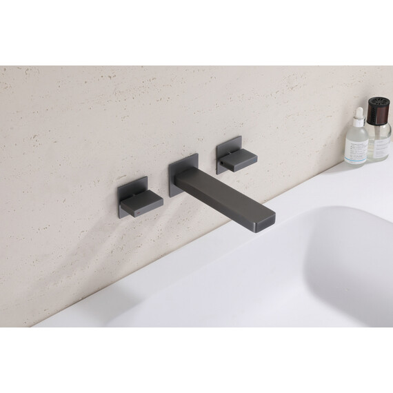 СМЕСИТЕЛЬ ABBER DAHEIM AF82122NG ДЛЯ РАКОВИНЫ СКРЫТОГО МОНТАЖА, НИКЕЛЬ