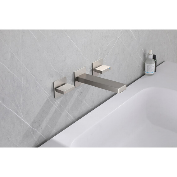 СМЕСИТЕЛЬ ABBER DAHEIM AF82122SP ДЛЯ РАКОВИНЫ СКРЫТОГО МОНТАЖА, САТИН