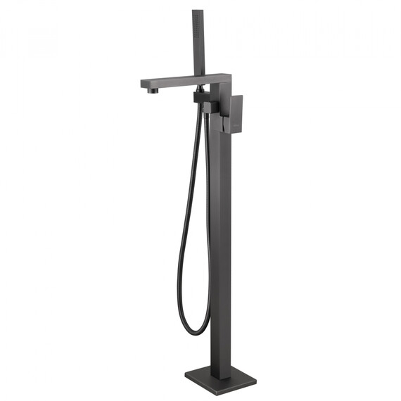 СМЕСИТЕЛЬ ABBER DAHEIM AF8215NG НАПОЛЬНЫЙ, НИКЕЛЬ