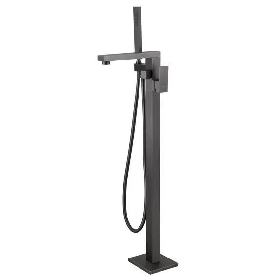 СМЕСИТЕЛЬ ABBER DAHEIM AF8215NG НАПОЛЬНЫЙ, НИКЕЛЬ