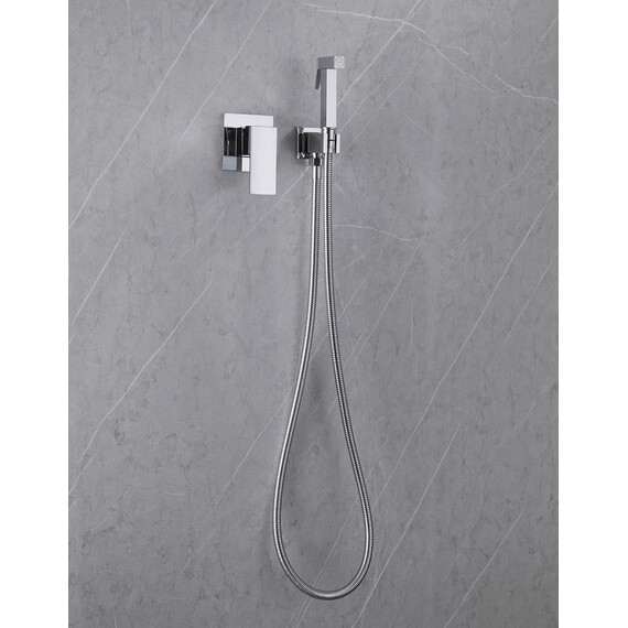 СМЕСИТЕЛЬ ABBER DAHEIM AF8225 С ГИГИЕНИЧЕСКИМ ДУШЕМ, ХРОМ