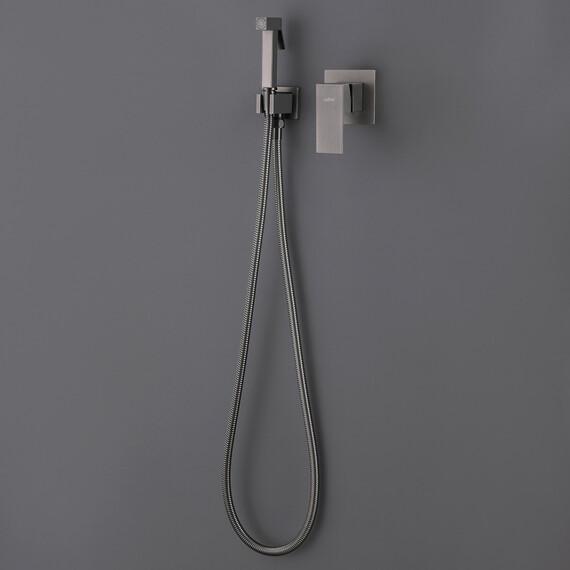 СМЕСИТЕЛЬ ABBER DAHEIM AF8225NG С ГИГИЕНИЧЕСКИМ ДУШЕМ, НИКЕЛЬ