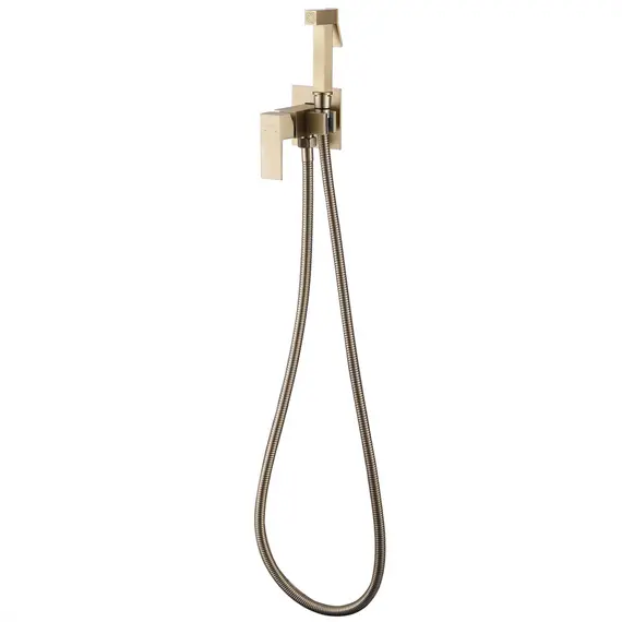 СМЕСИТЕЛЬ ABBER DAHEIM AF8226G С ГИГИЕНИЧЕСКИМ ДУШЕМ, ЗОЛОТО МАТОВОЕ