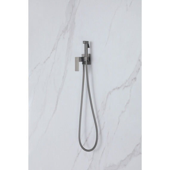 СМЕСИТЕЛЬ ABBER DAHEIM AF8226NG С ГИГИЕНИЧЕСКИМ ДУШЕМ, НИКЕЛЬ