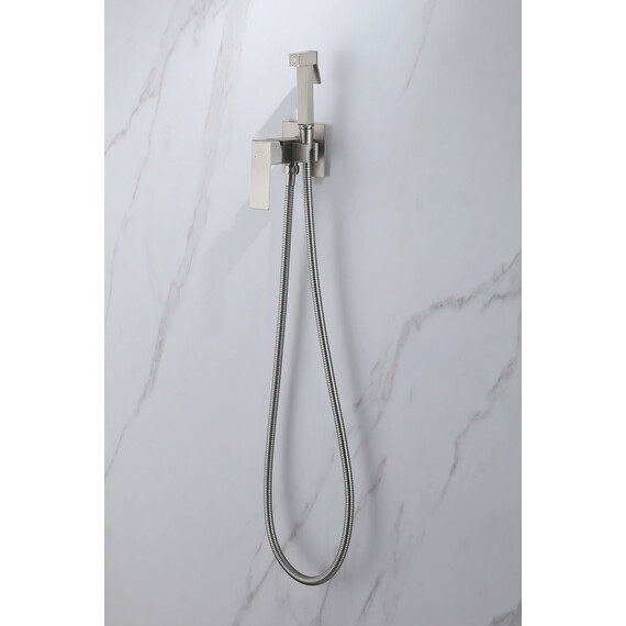 СМЕСИТЕЛЬ ABBER DAHEIM AF8226SP С ГИГИЕНИЧЕСКИМ ДУШЕМ, САТИН