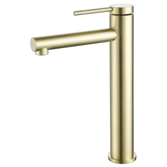 СМЕСИТЕЛЬ ABBER EMOTION AF8811G ДЛЯ НАКЛАДНОЙ РАКОВИНЫ, ЗОЛОТО МАТОВОЕ