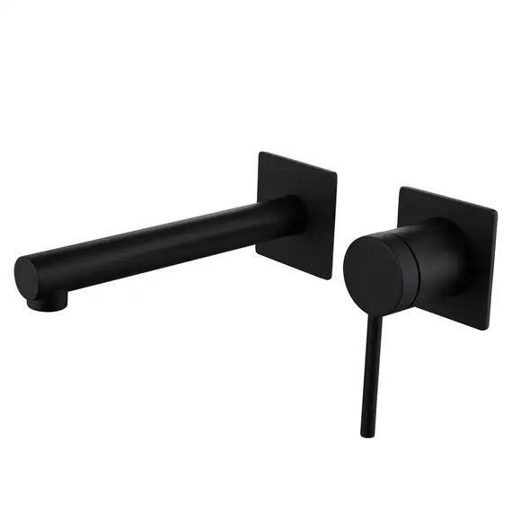 СМЕСИТЕЛЬ ABBER EMOTION AF8812B ДЛЯ РАКОВИНЫ СКРЫТОГО МОНТАЖА, ЧЕРНЫЙ МАТОВЫЙ