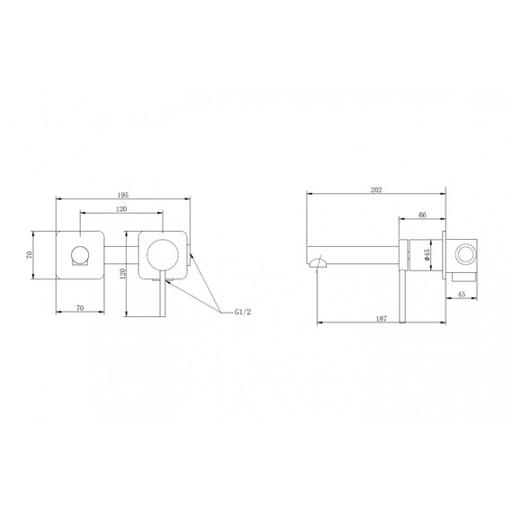 СМЕСИТЕЛЬ ABBER EMOTION AF8812W ДЛЯ РАКОВИНЫ СКРЫТОГО МОНТАЖА, БЕЛЫЙ