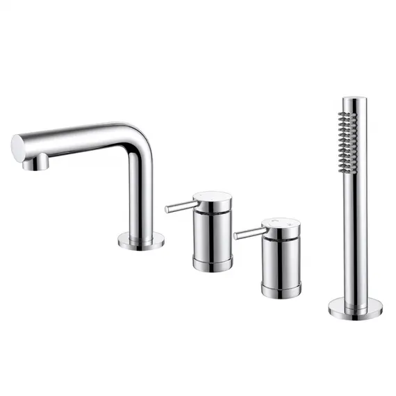 СМЕСИТЕЛЬ ABBER EMOTION AF8813 НА БОРТ ВАННЫ, ХРОМ