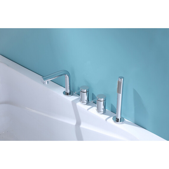 СМЕСИТЕЛЬ ABBER EMOTION AF8813 НА БОРТ ВАННЫ, ХРОМ