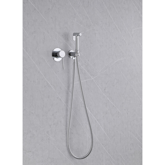 СМЕСИТЕЛЬ ABBER EMOTION AF8825 С ГИГИЕНИЧЕСКИМ ДУШЕМ, ХРОМ