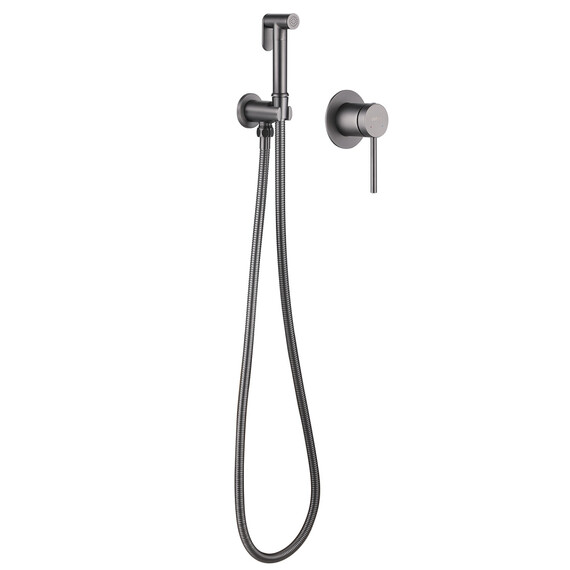 СМЕСИТЕЛЬ ABBER EMOTION AF8825NG С ГИГИЕНИЧЕСКИМ ДУШЕМ, НИКЕЛЬ