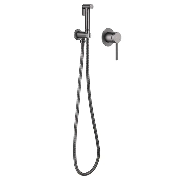 СМЕСИТЕЛЬ ABBER EMOTION AF8825NG С ГИГИЕНИЧЕСКИМ ДУШЕМ, НИКЕЛЬ