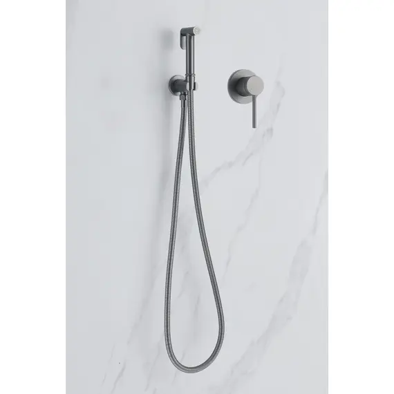 СМЕСИТЕЛЬ ABBER EMOTION AF8825NG С ГИГИЕНИЧЕСКИМ ДУШЕМ, НИКЕЛЬ