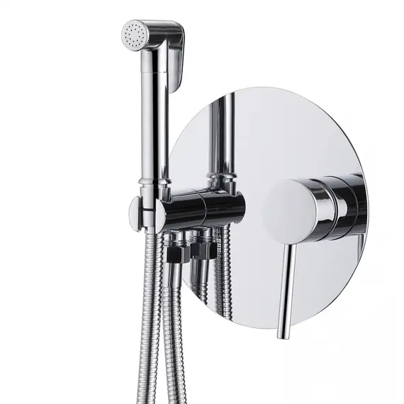 СМЕСИТЕЛЬ ABBER EMOTION AF8826 С ГИГИЕНИЧЕСКИМ ДУШЕМ, ХРОМ