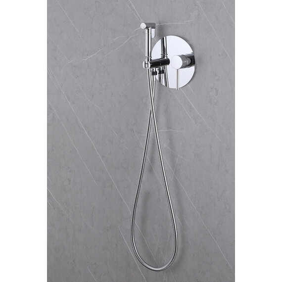 СМЕСИТЕЛЬ ABBER EMOTION AF8826 С ГИГИЕНИЧЕСКИМ ДУШЕМ, ХРОМ