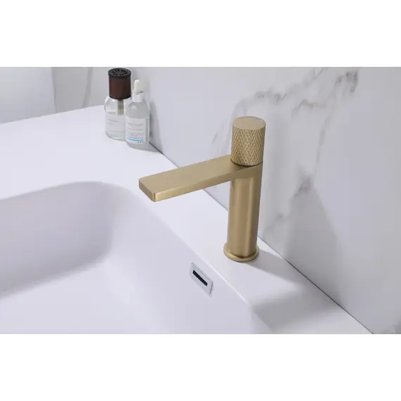 СМЕСИТЕЛЬ ABBER RUND AF8710G ДЛЯ РАКОВИНЫ, ЗОЛОТО МАТОВОЕ