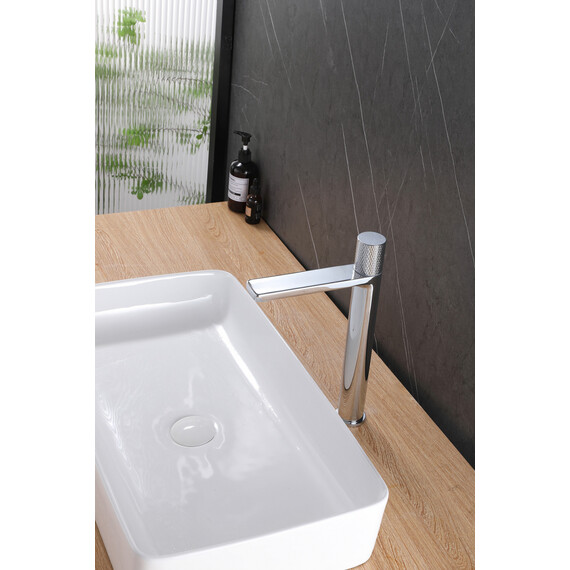 СМЕСИТЕЛЬ ABBER RUND AF8711 ДЛЯ НАКЛАДНОЙ РАКОВИНЫ, ХРОМ